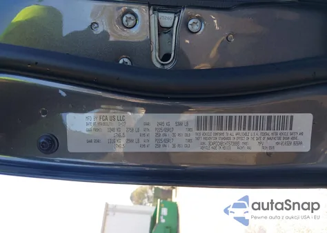 2017 Dodge Journey Se z USA, uszkodzony, nr VIN 3C4PDCAB1HT573895